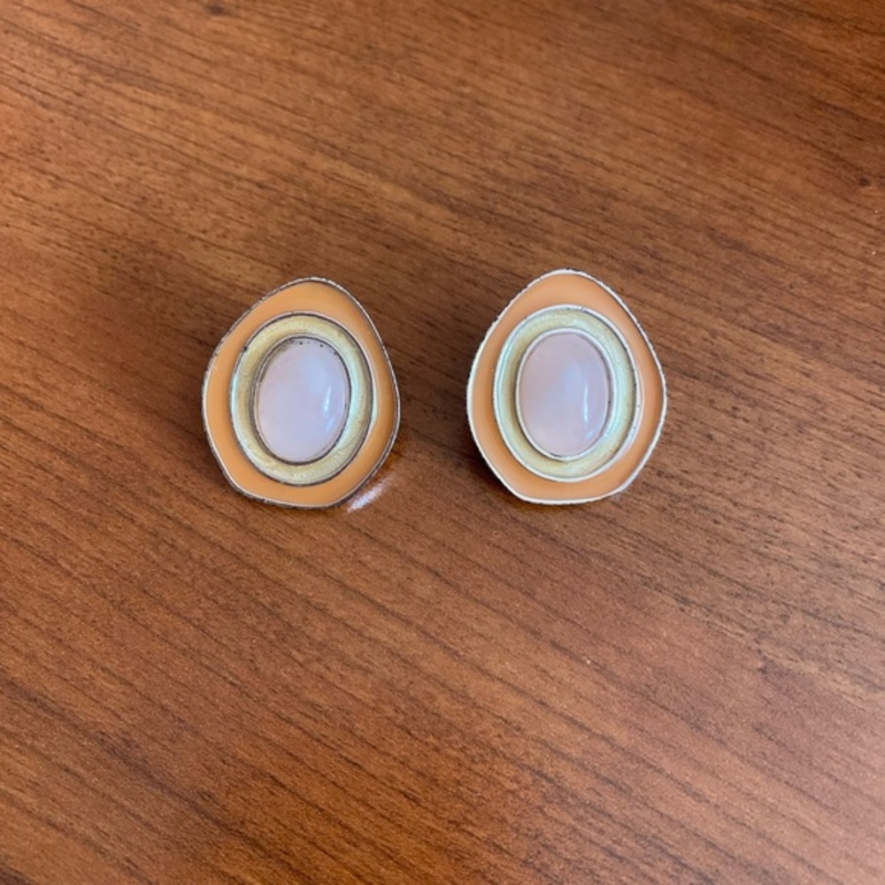 Avon Pink Pierced Earrings